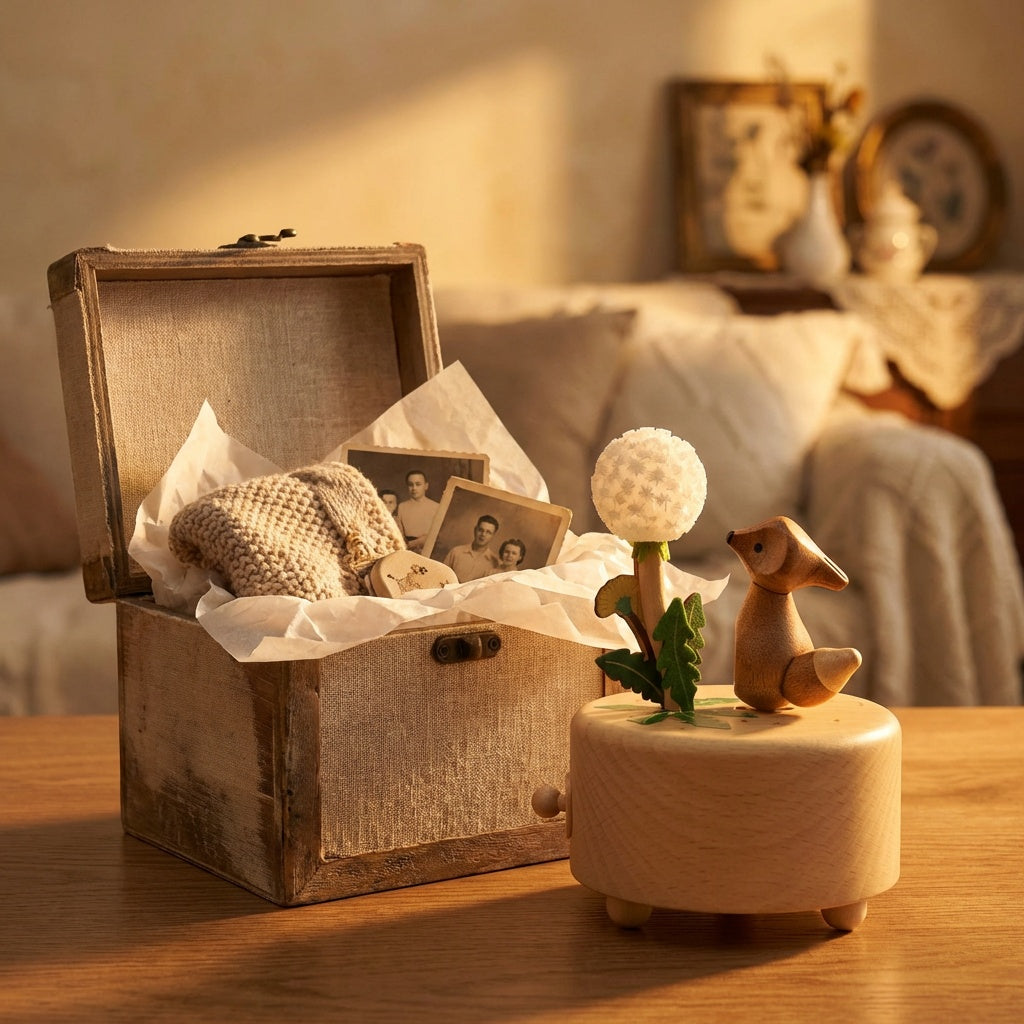 Woodland Fox Music Box