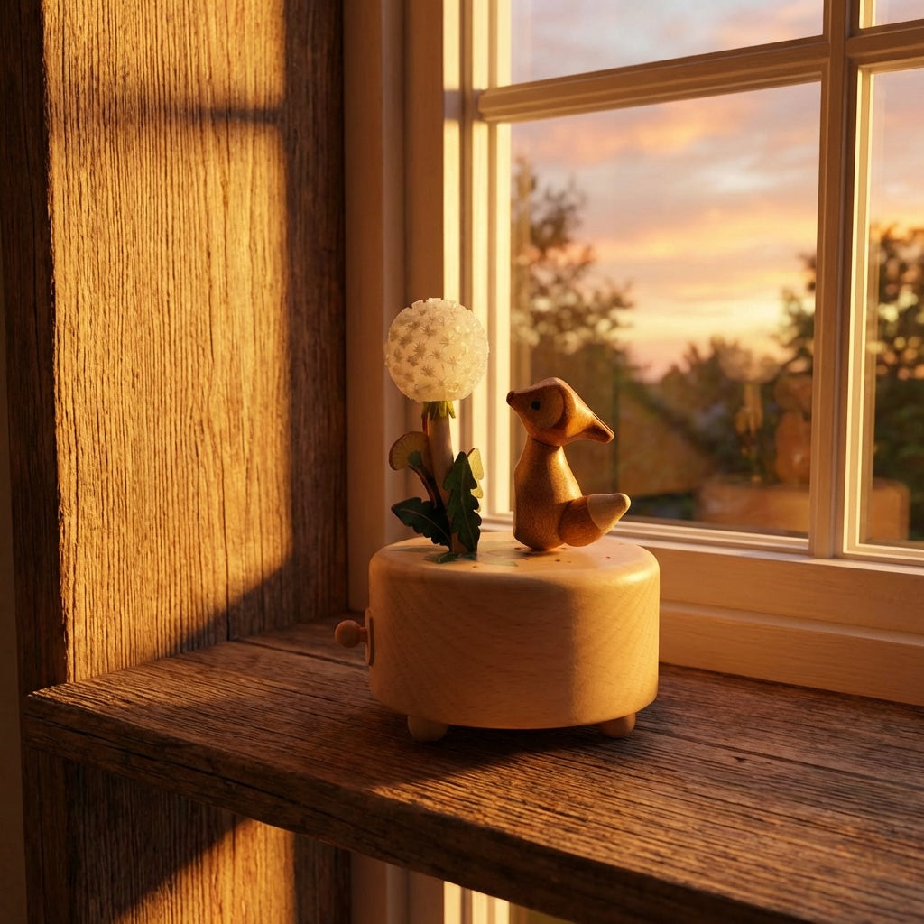 Woodland Fox Music Box